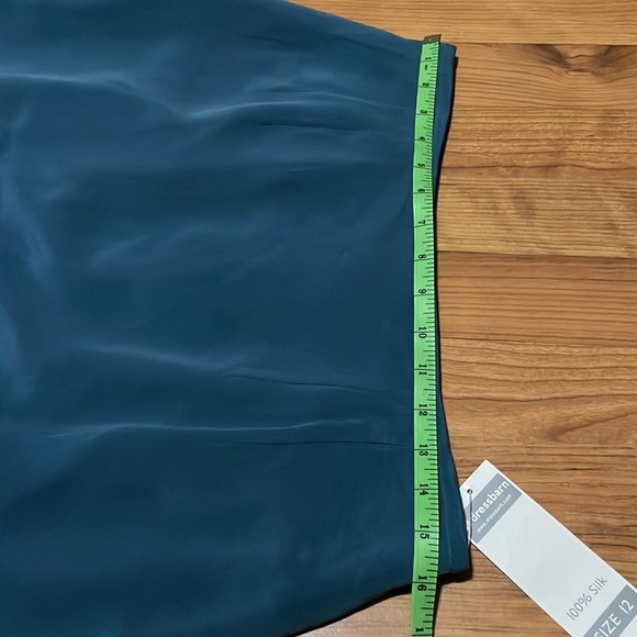 Dressbarn skirt 100% silk size 12 - Picture 6 of 8